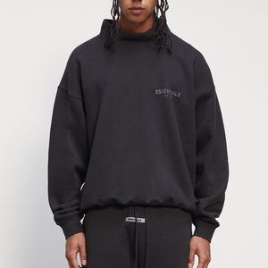 Essentials Black Mockneck (S)
